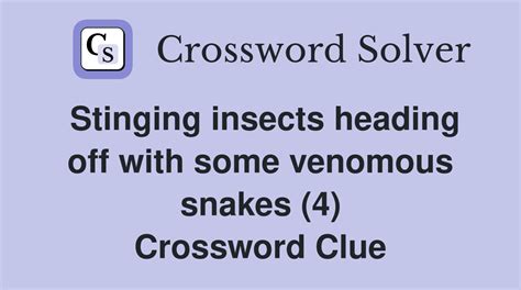 The Crossword Solver found 30 answers to "Venomous snake (5,5)", 10 letters crossword clue. . Crossword clue venomous snake